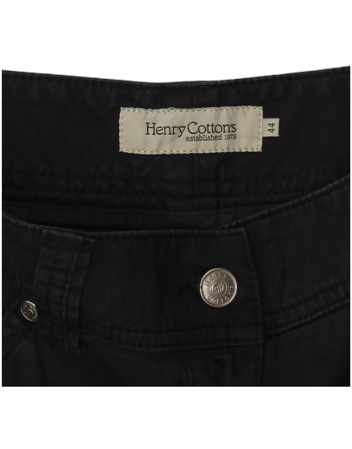 HENRY COTTONS Shorts casual feminino IT 44 Médio W34 Azul marinho