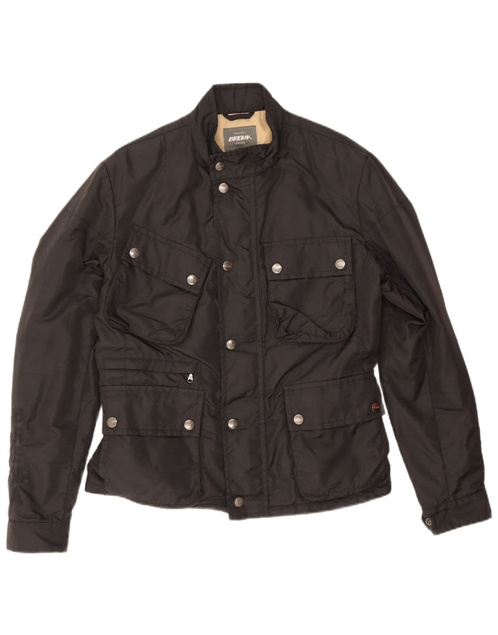 Jaqueta utilitária masculina Brema IT 48 poliamida preta média