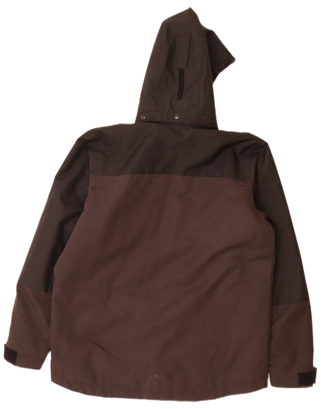 Jaqueta corta-vento masculina Helly Hansen gráfica UK 40 grande bloco colorido marrom