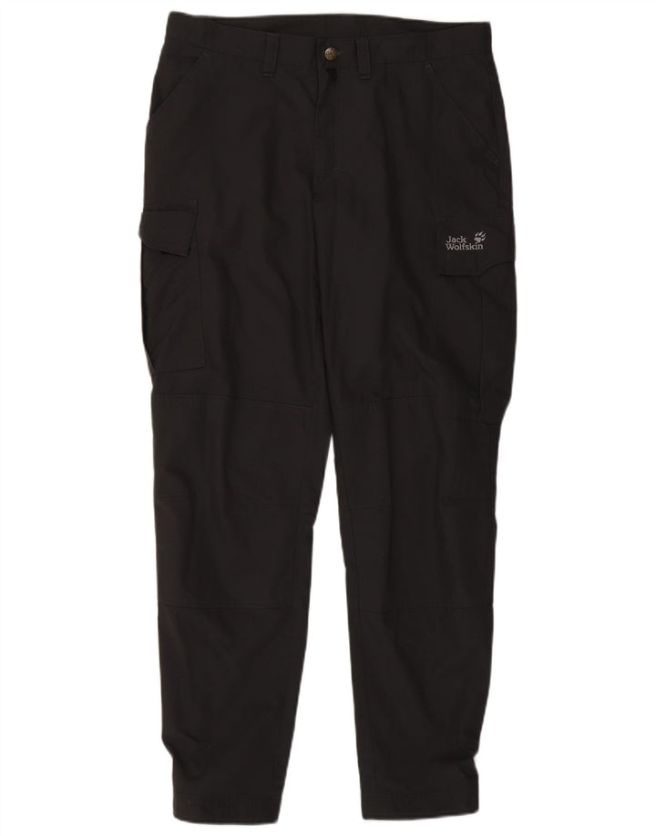 Calça cargo feminina Jack Wolfskin W34 L32 poliéster cinza