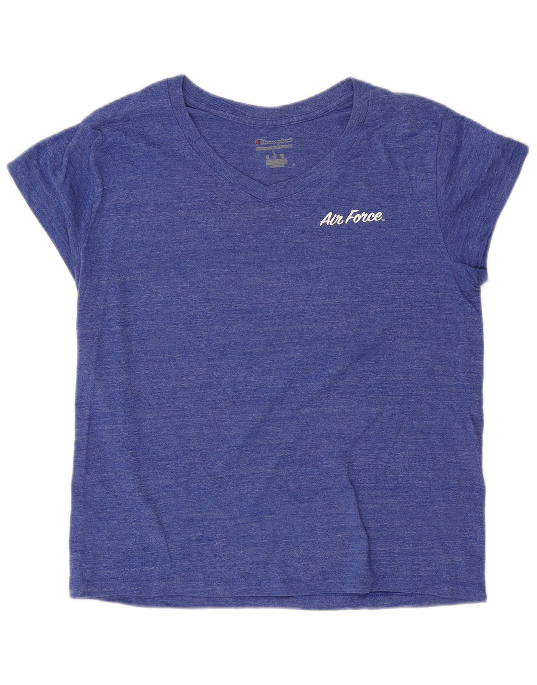 Camiseta feminina com estampa CHAMPION UK 16 grande azul