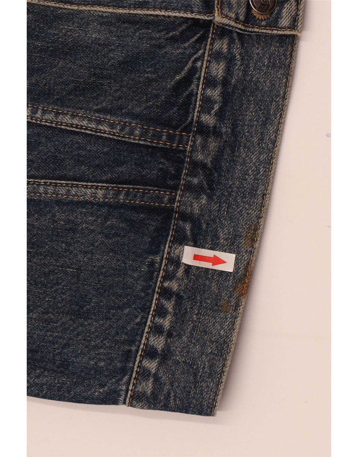 Jaqueta jeans masculina Gas UK 40 grande algodão azul