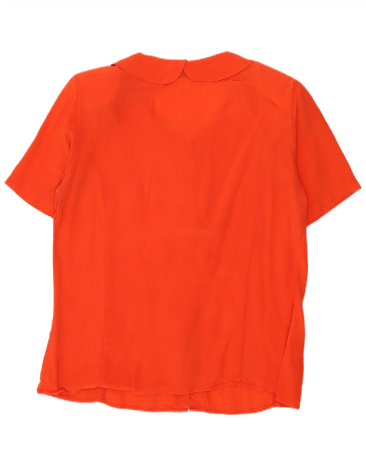 Blusa feminina Mazzonetto manga curta IT 44 médio laranja
