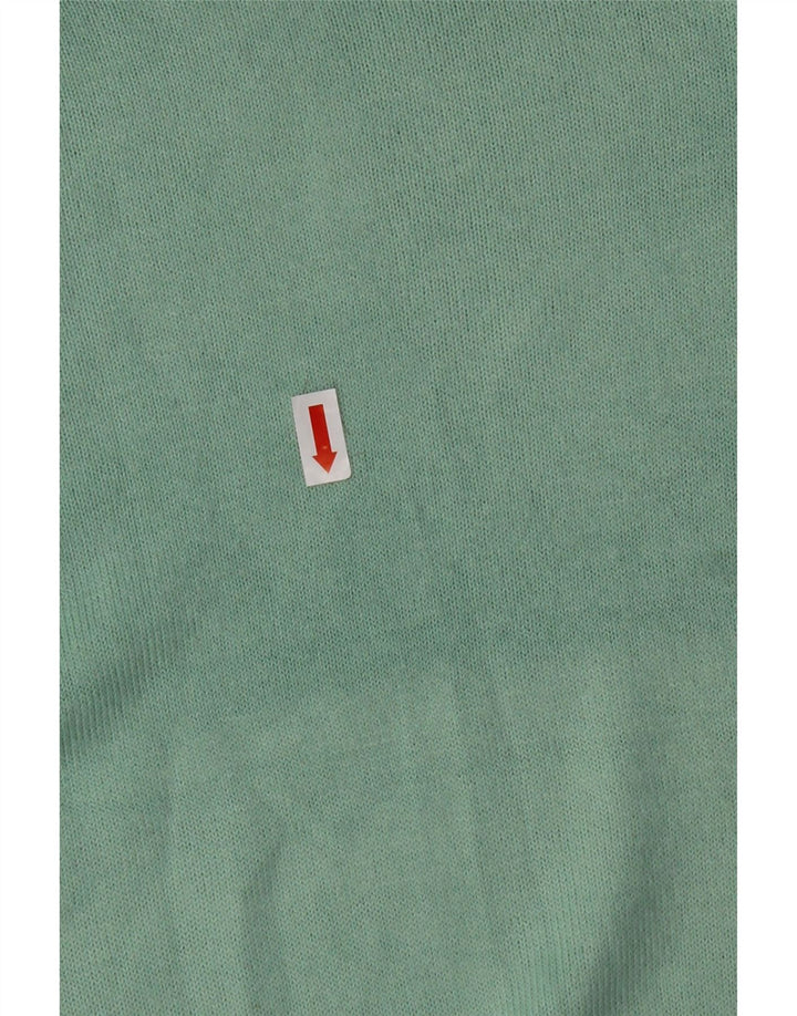 Suéter feminino MARKS & SPENCER com gola redonda e gola redonda Reino Unido 16 grande turquesa