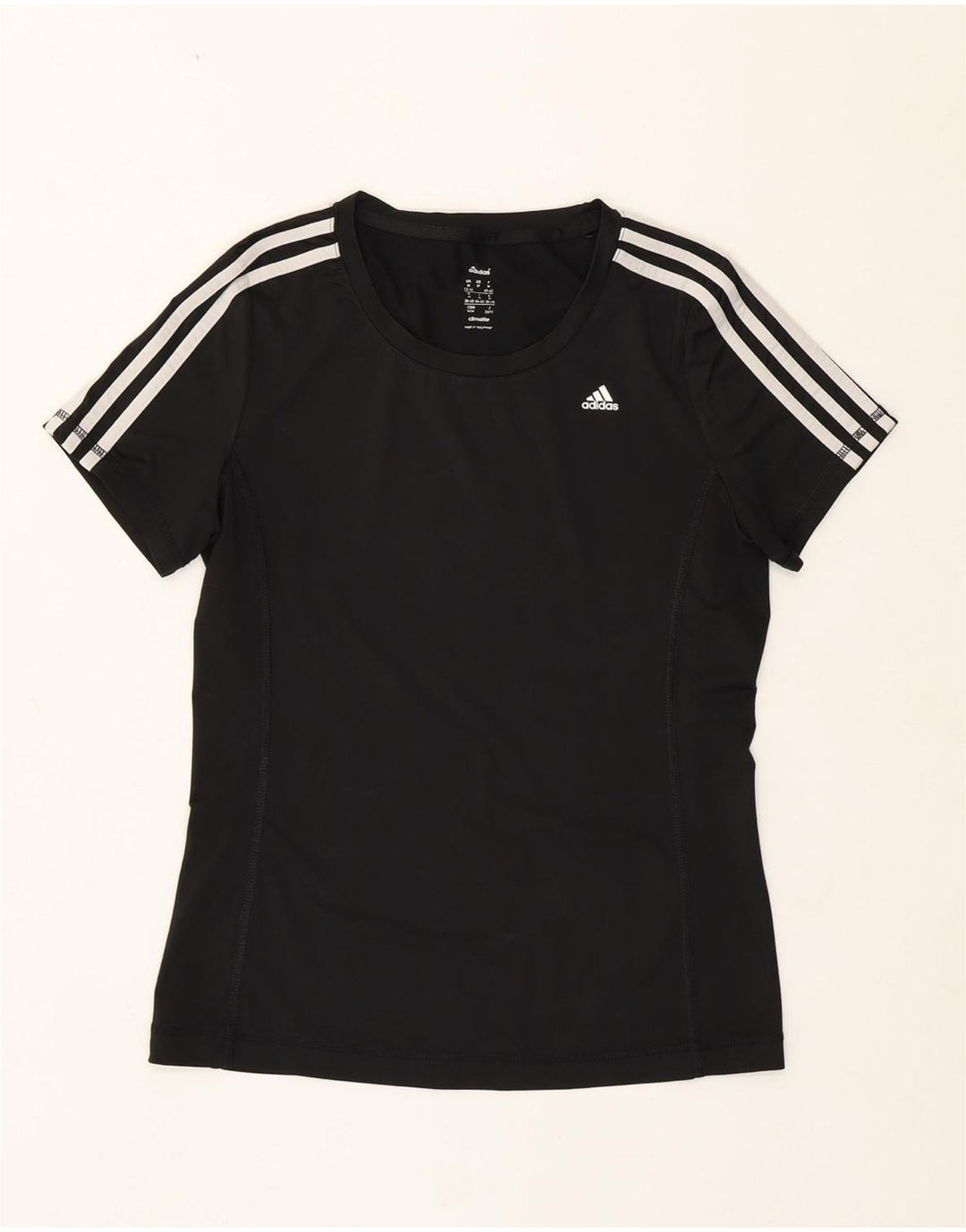 Camiseta Adidas Climalite Feminina Top UK 12/14 Médio Preto Poliéster