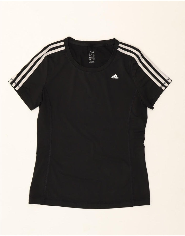 Camiseta Adidas Climalite Feminina Top UK 12/14 Médio Preto Poliéster