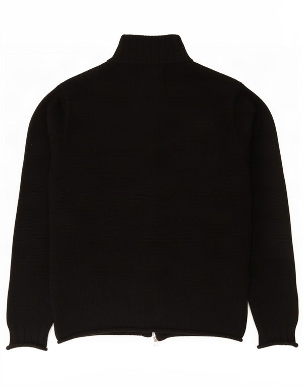 Suéter Cardigan Masculino French Connection Lã Média Preta