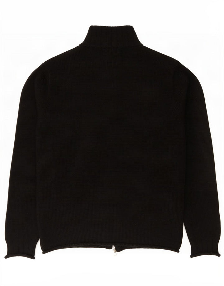 Suéter Cardigan Masculino French Connection Lã Média Preta