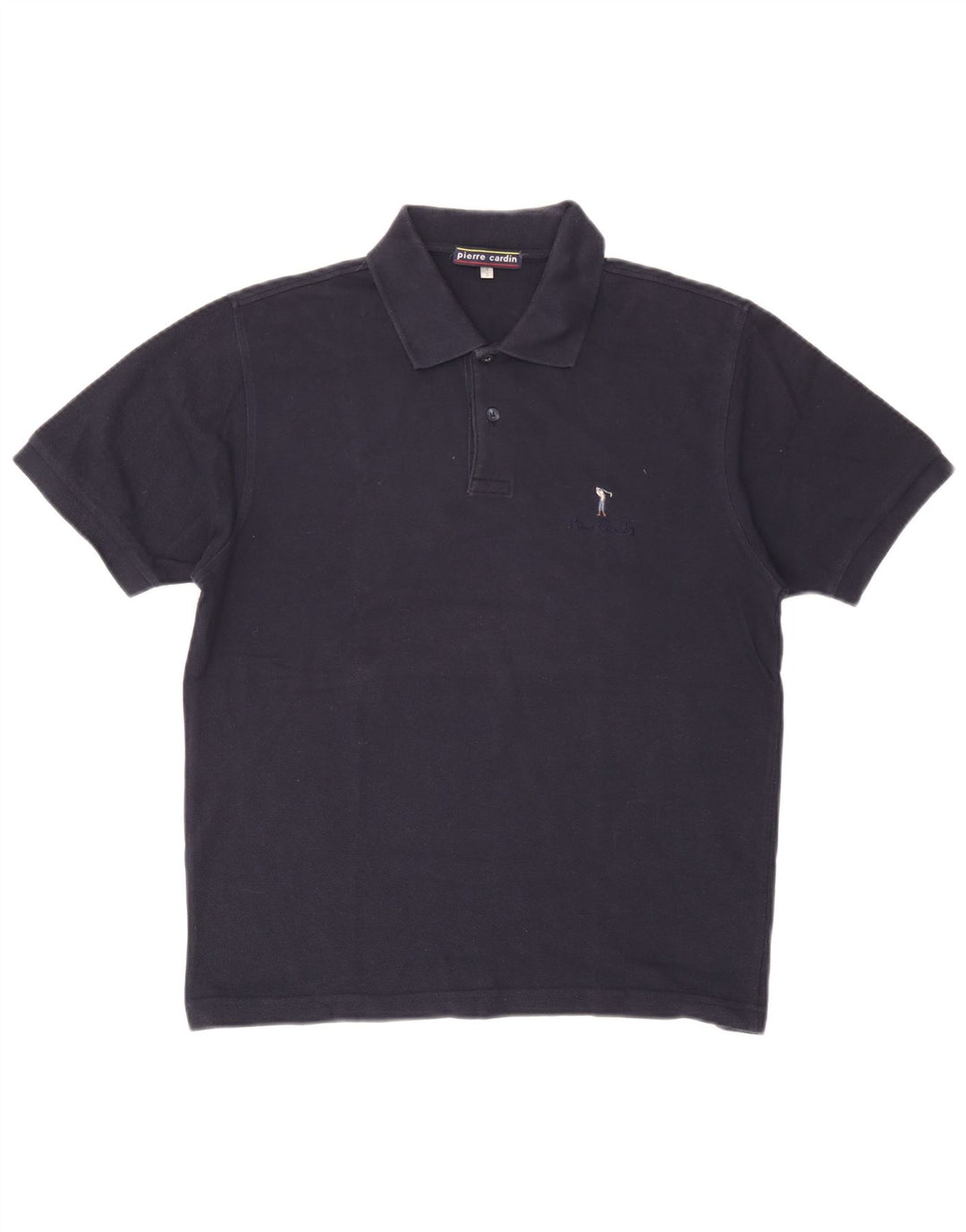 Camisa pólo masculina Pierre Cardin pequena azul marinho