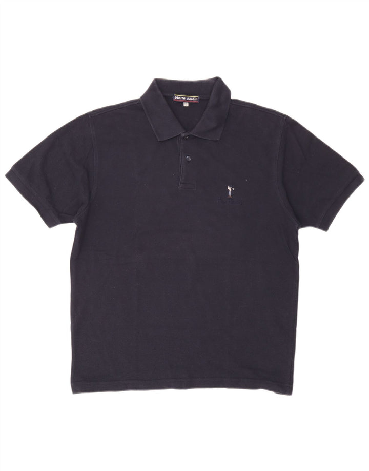 Camisa pólo masculina Pierre Cardin pequena azul marinho