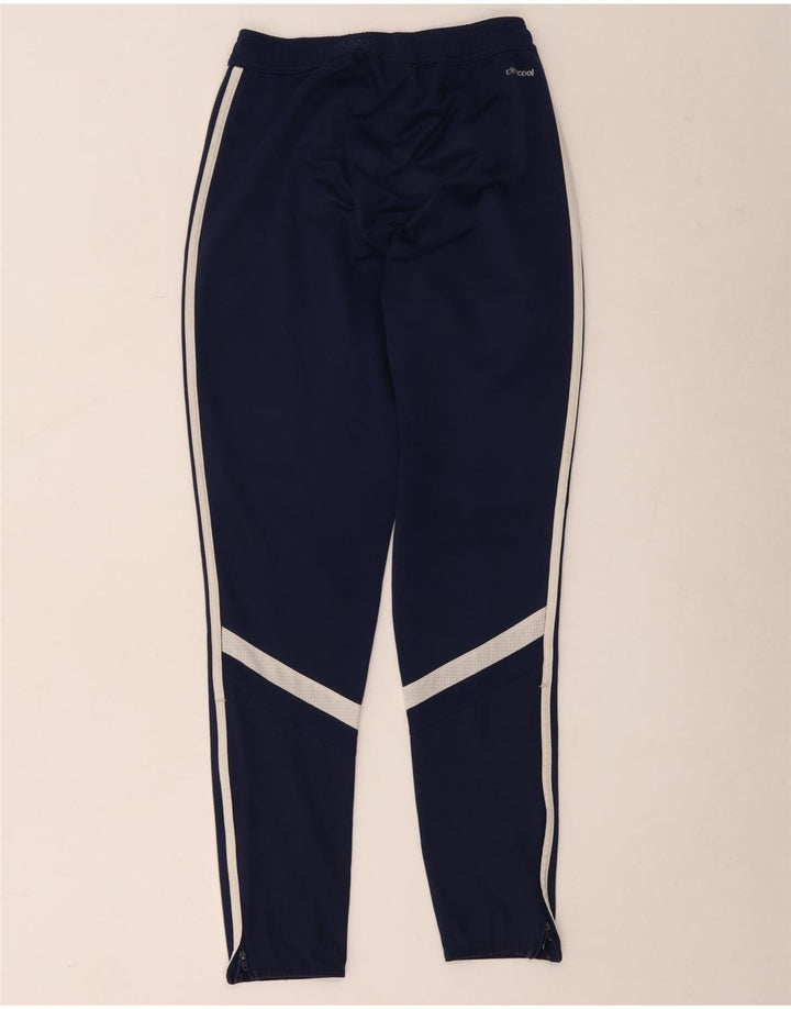 Calça de treino masculina Adidas Climacool XS azul marinho colorblock poliéster