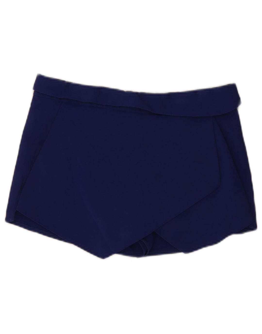Zara Shorts feminino médio W28 algodão azul marinho