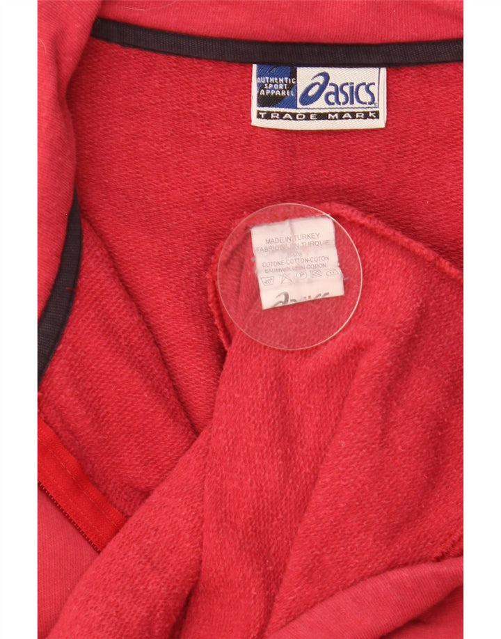 Jaqueta Asics Masculina Treino Top 2XL Algodão Vermelho