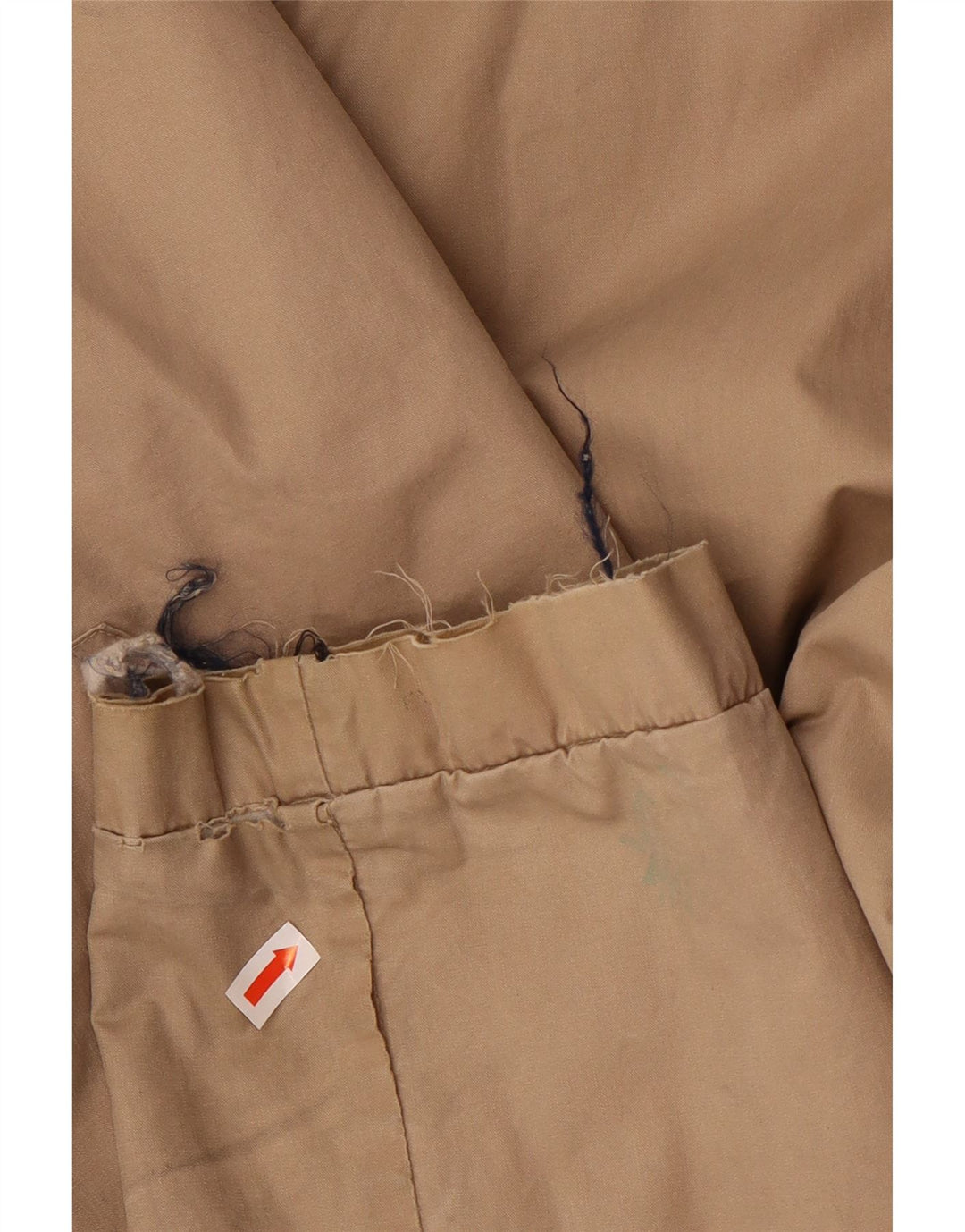 Jaqueta corta-vento masculina Nautica UK 38 poliéster bege médio