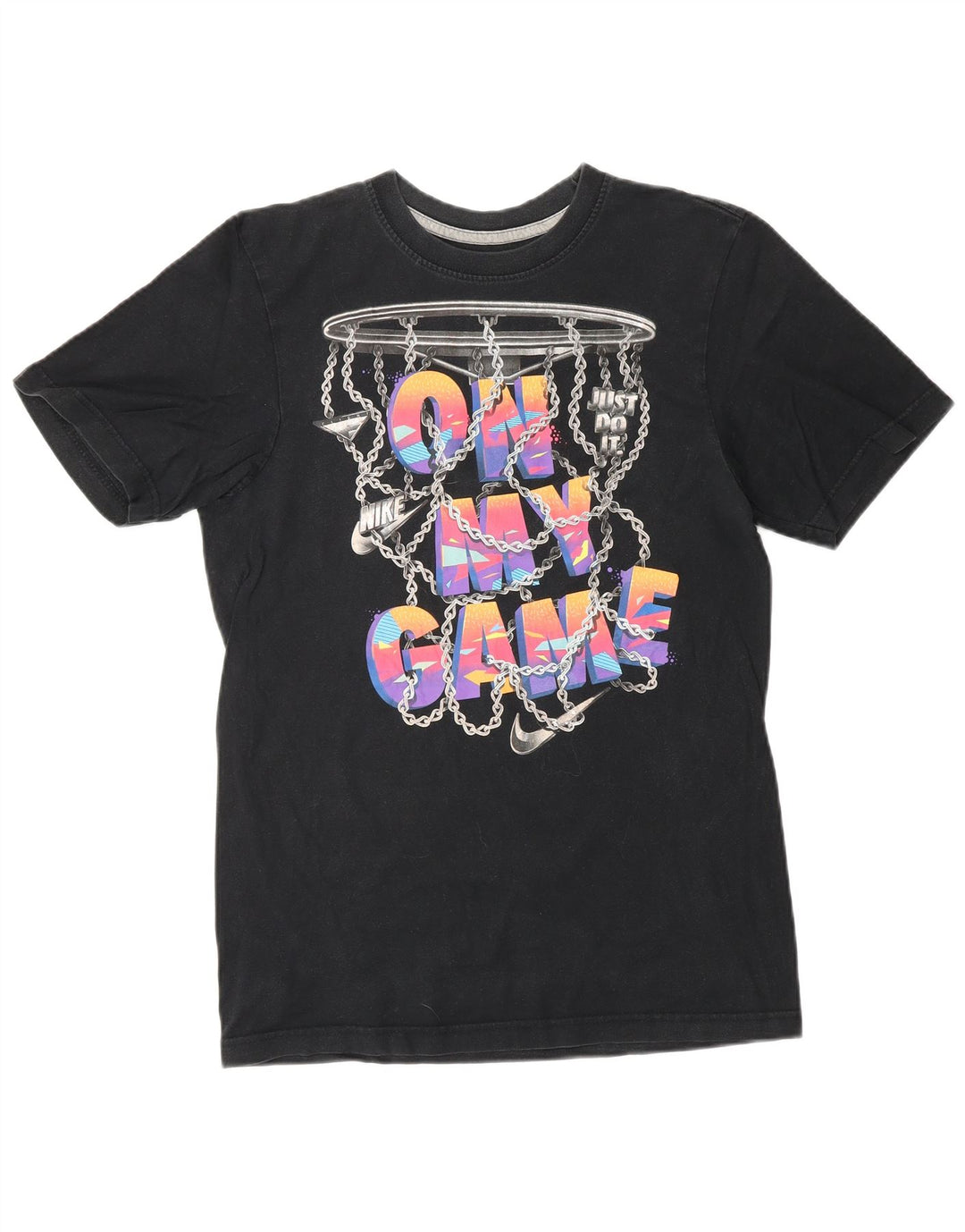 Camiseta feminina Nike Regular Fit Graphic UK 6 XS preta