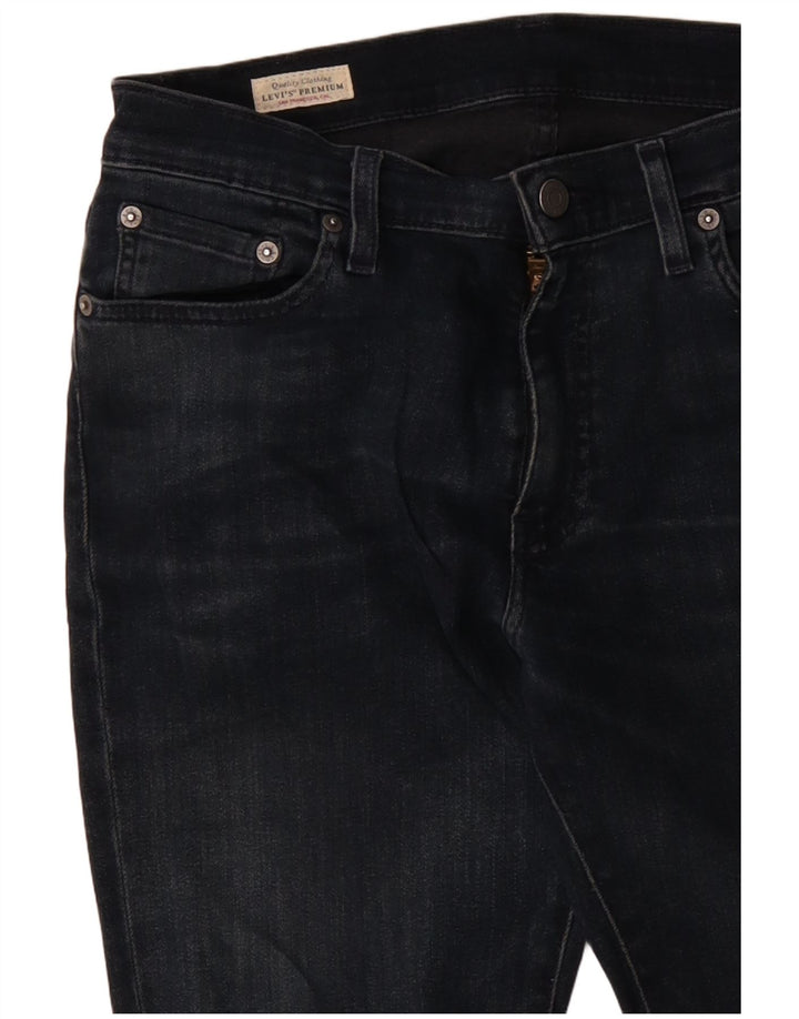 Levi's Masculino 511 Slim Jeans W30 L32 Azul Marinho Algodão