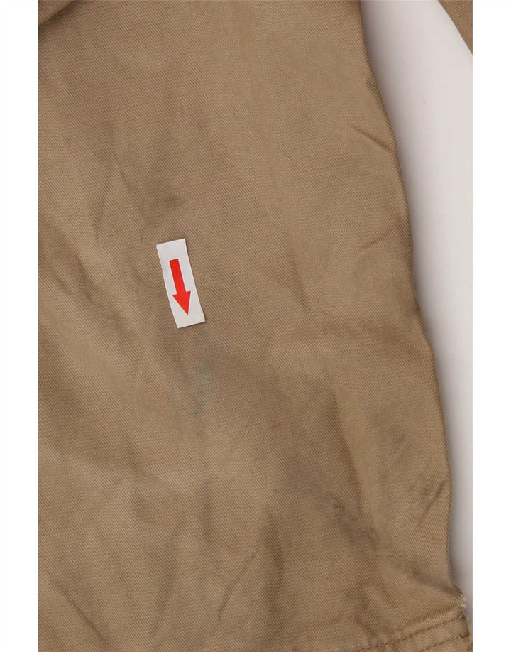 Calça cargo reta masculina Marks & Spencer W32 L29 algodão bege