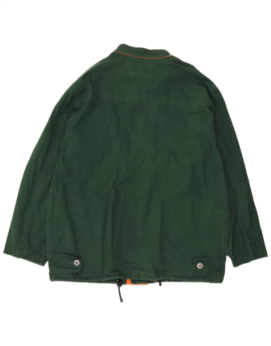 SERGIO TACCHINI Jaqueta utilitária masculina UK 42 XL algodão verde