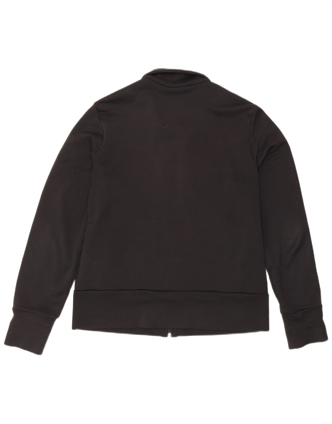 Adidas Womens Tracksuit Top Jacket UK 18 XL Preto Poliéster