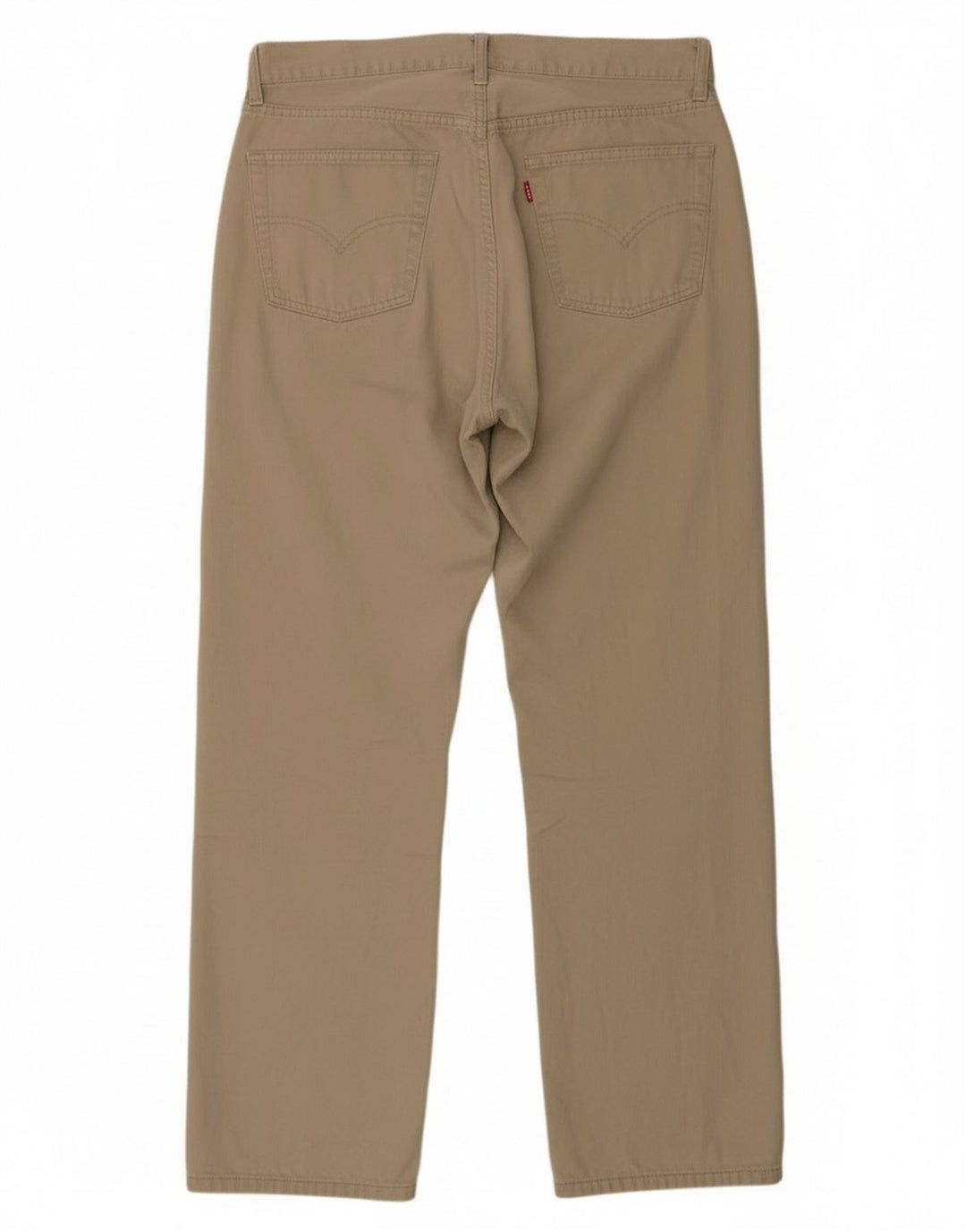 Levi's Masculino 551 Straight Jeans W36 L30 Algodão Bege