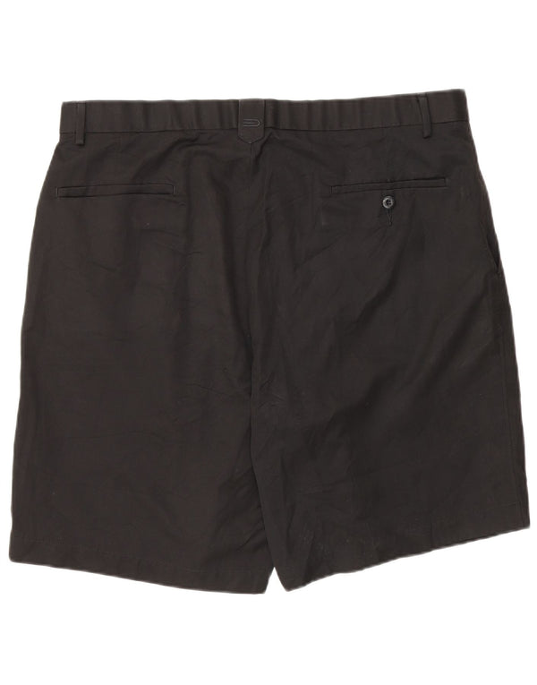 Dockers Mens Chino Shorts Grande W36 Poliéster Preto