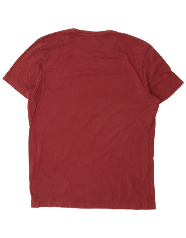 Camiseta gráfica masculina Jack & Jones Top XL algodão marrom