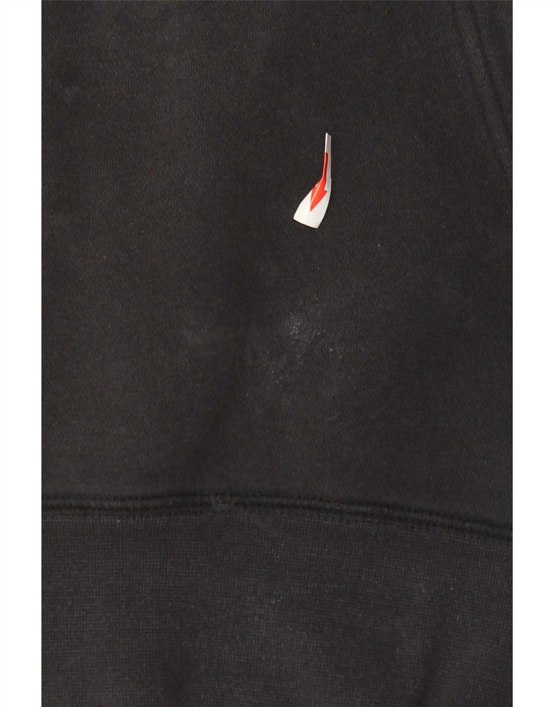 Jumper com capuz gráfico masculino Nike pequeno algodão preto