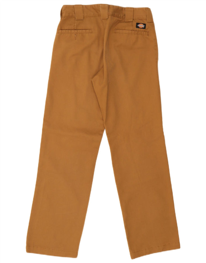 Calças Chino Masculinas Dickies Slim Straight W30 L32 Poliéster Marrom