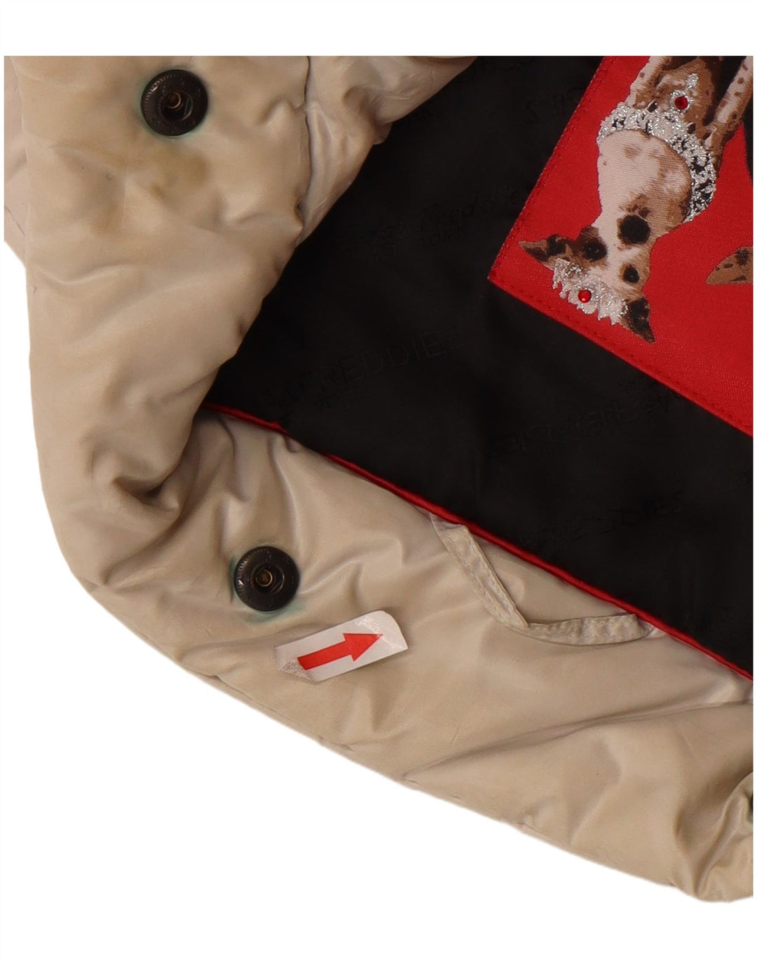 FRIEDA & FREDDIES Colete acolchoado feminino EU 40 poliéster bege médio