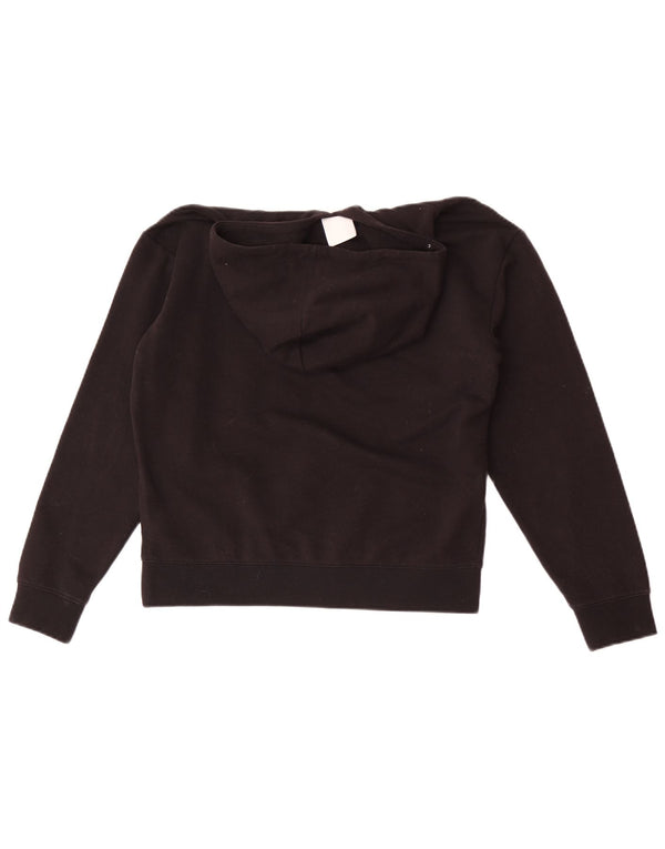 Jumper com capuz gráfico feminino Champion 13-14 anos XL preto esportivo