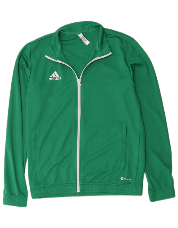 Adidas Mens Aeroready Tracksuit Top Jaqueta Poliéster Verde Médio