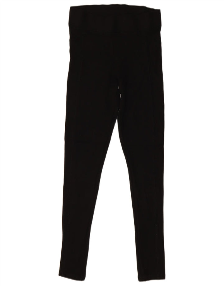 Leggings femininas Topshop Reino Unido 8 pequenas viscose preta