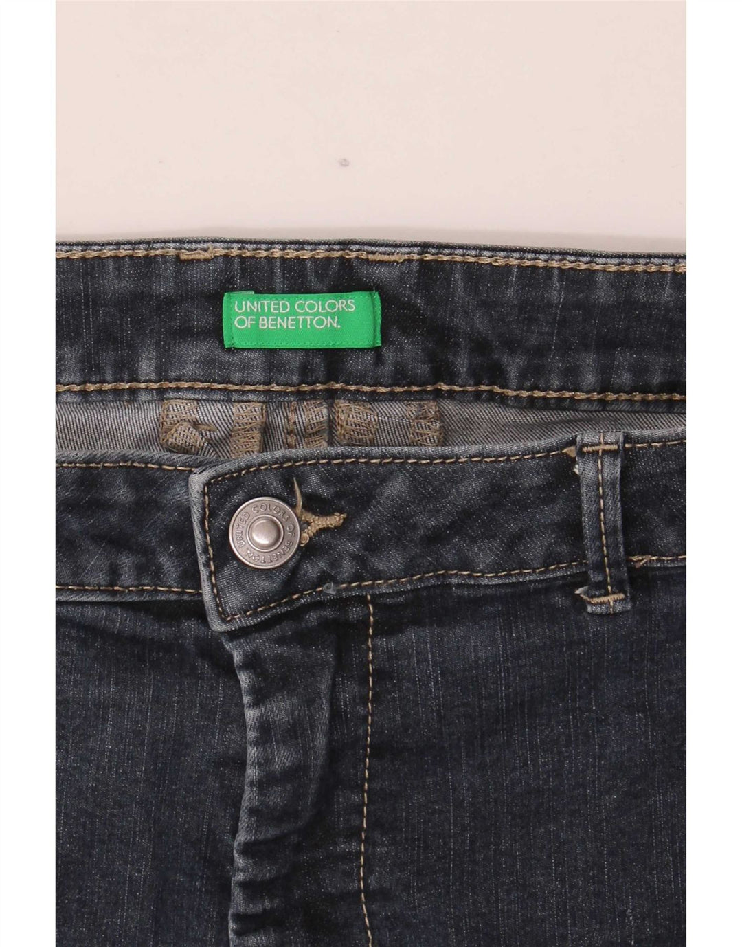 Benetton Jeans Slim Masculino W34 L27 Azul