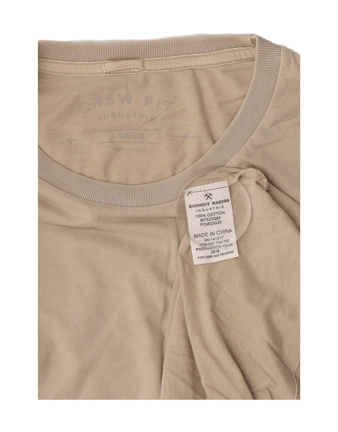 Camiseta masculina vintage top grande algodão bege