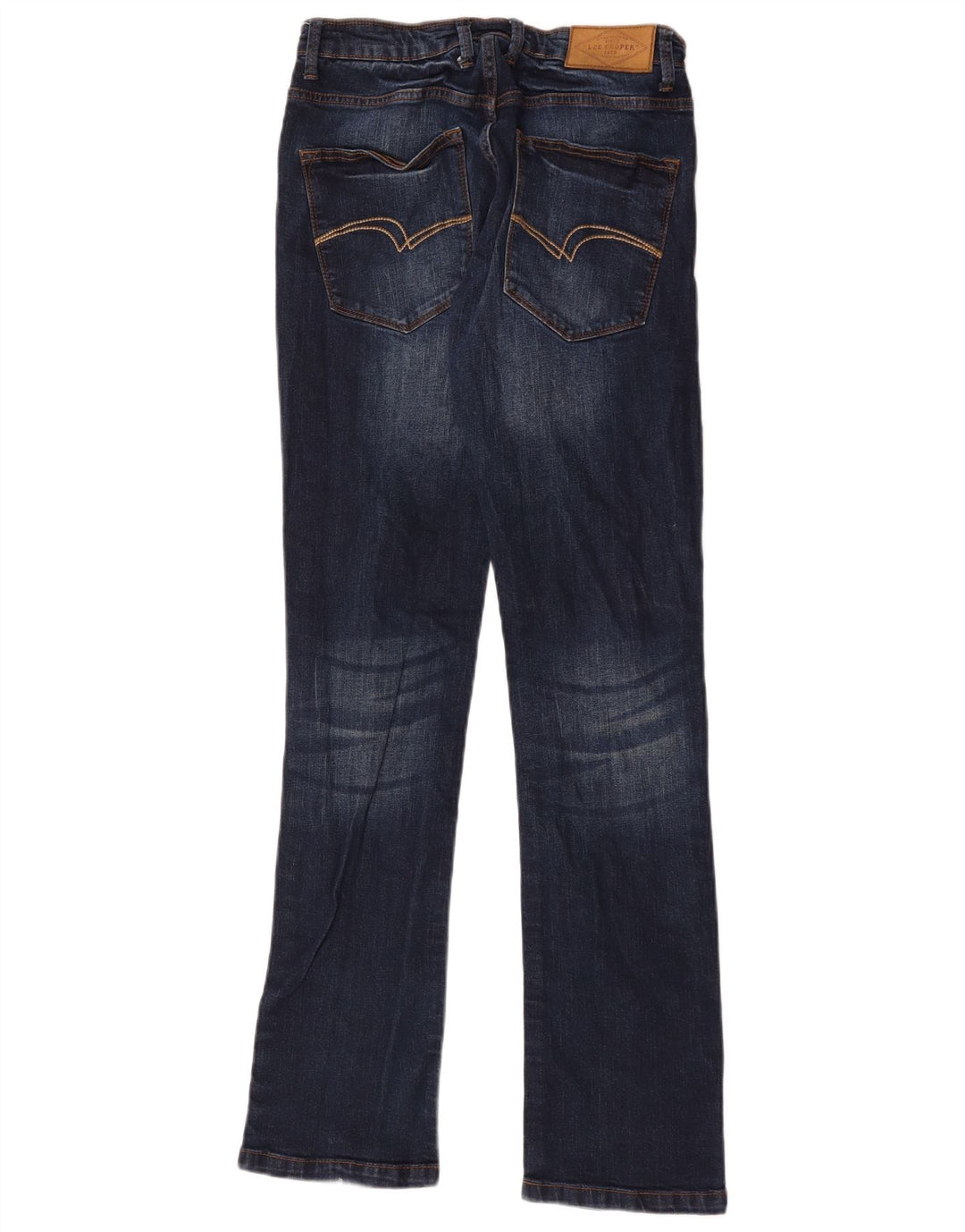 Lee Womens Cooper Slim Bootcut Jeans W30 L33 Azul Marinho Algodão