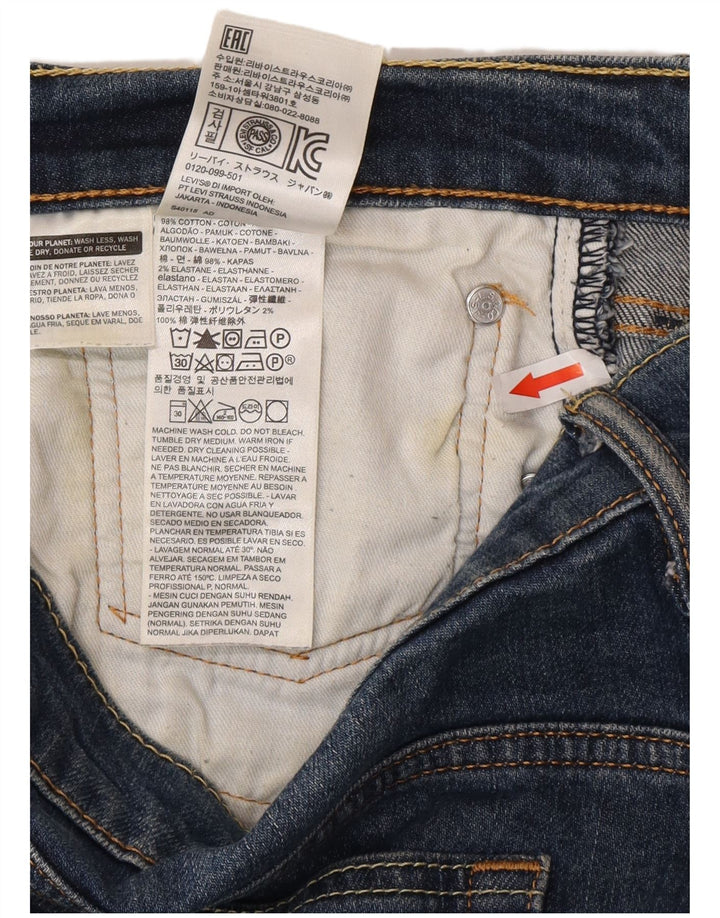 Levi's Masculino 541 Athletic Straight Jeans W34 L32 Azul Algodão