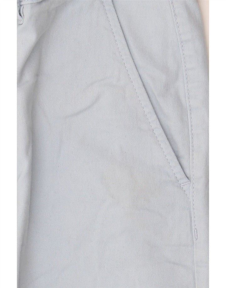Lyle & Scott Mens Chino Shorts W34 Grande Algodão Azul