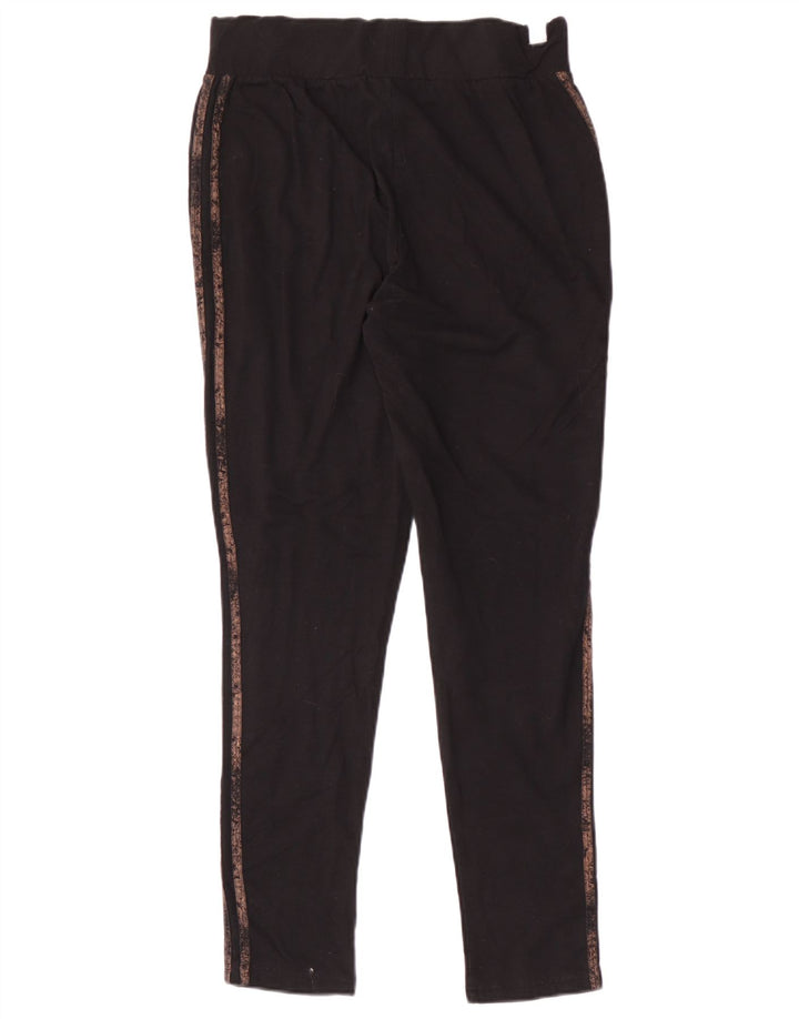 Leggings Adidas Femininas UK 10 Pequenas Poliéster Preto