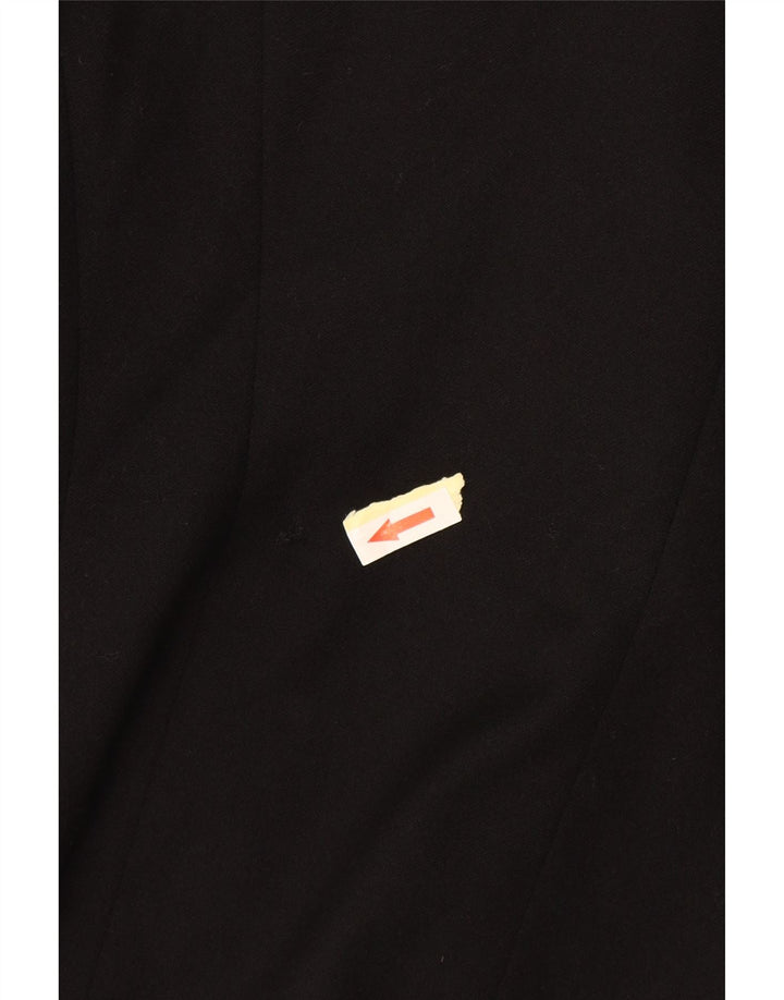 Jaqueta blazer feminina Zara com 1 botão Reino Unido 16 grande lã preta