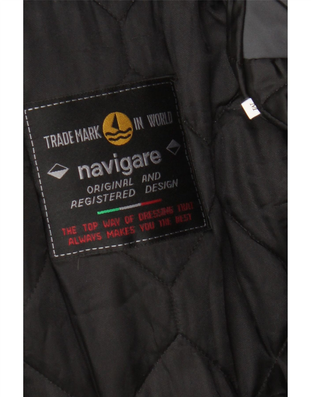 Jaqueta corta-vento masculina Navigare UK 38 cinza médio