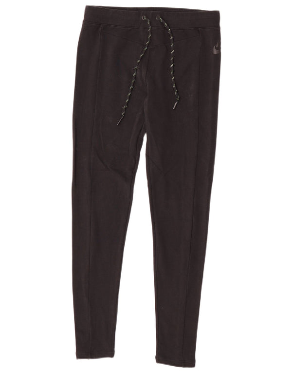 Leggings Nike Feminino UK 10 Pequeno Algodão Preto