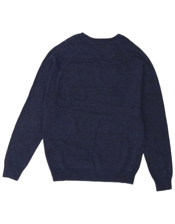 Superdry Mens Crew Neck Jumper Sweater Large Blue Cotton