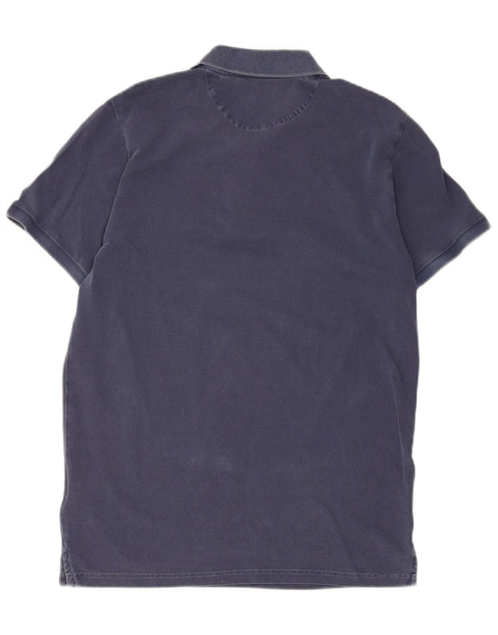 Camisa polo masculina Gant médio algodão azul marinho