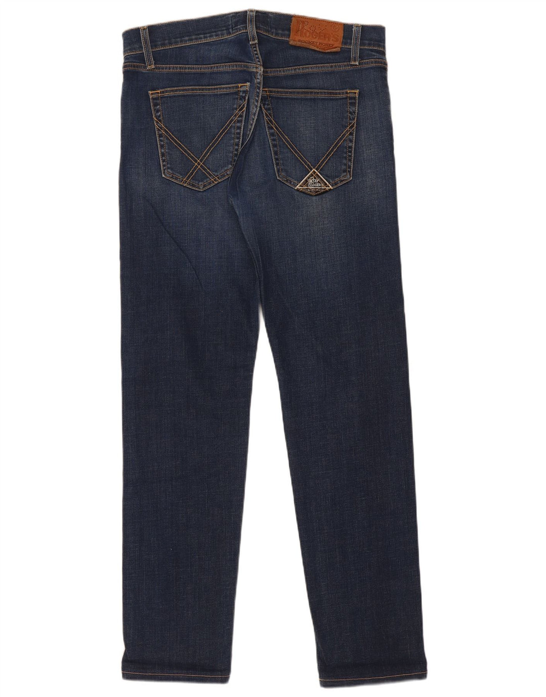 Roy Rogers Mens Jeans Slim W34 L32 Azul Algodão