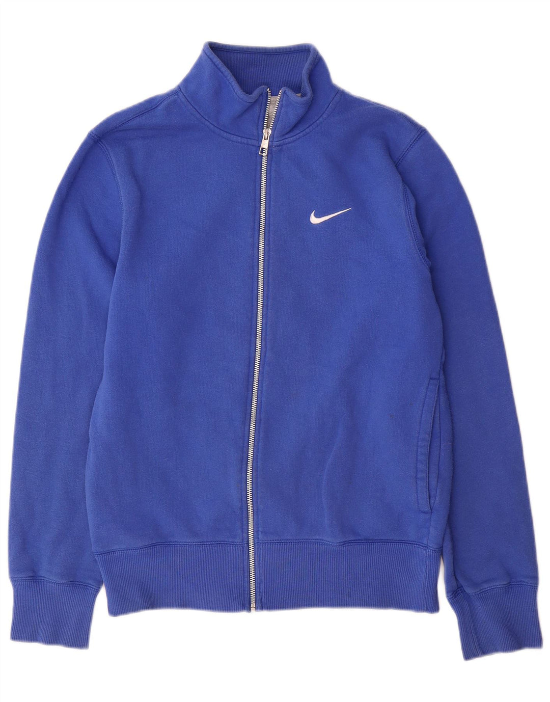 NIKE Mens Tracksuit Top Jacket Pequeno Azul Algodão