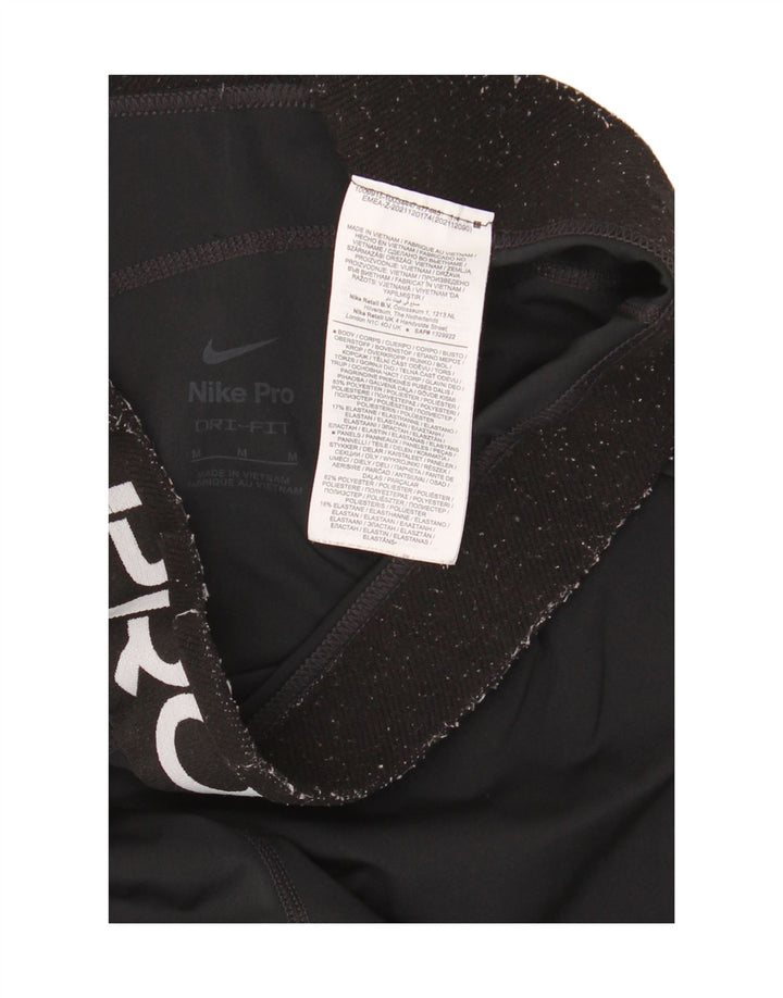 Leggings Nike Femininas Graphic UK 12 Médio Preto Poliéster