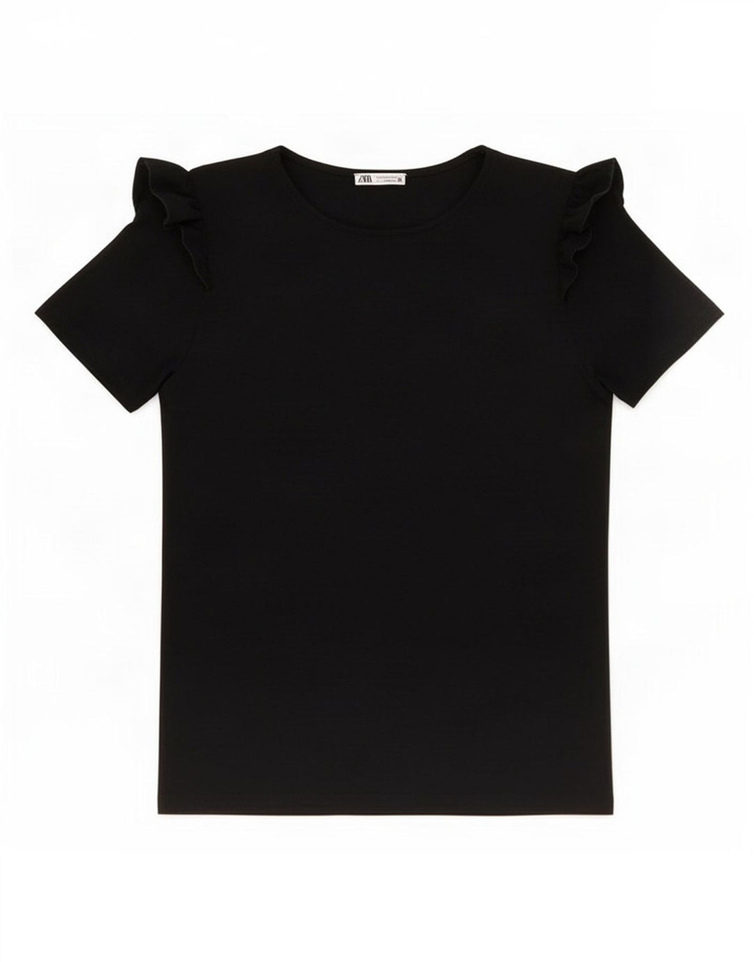 Blusa feminina Zara UK 12 poliéster preto médio