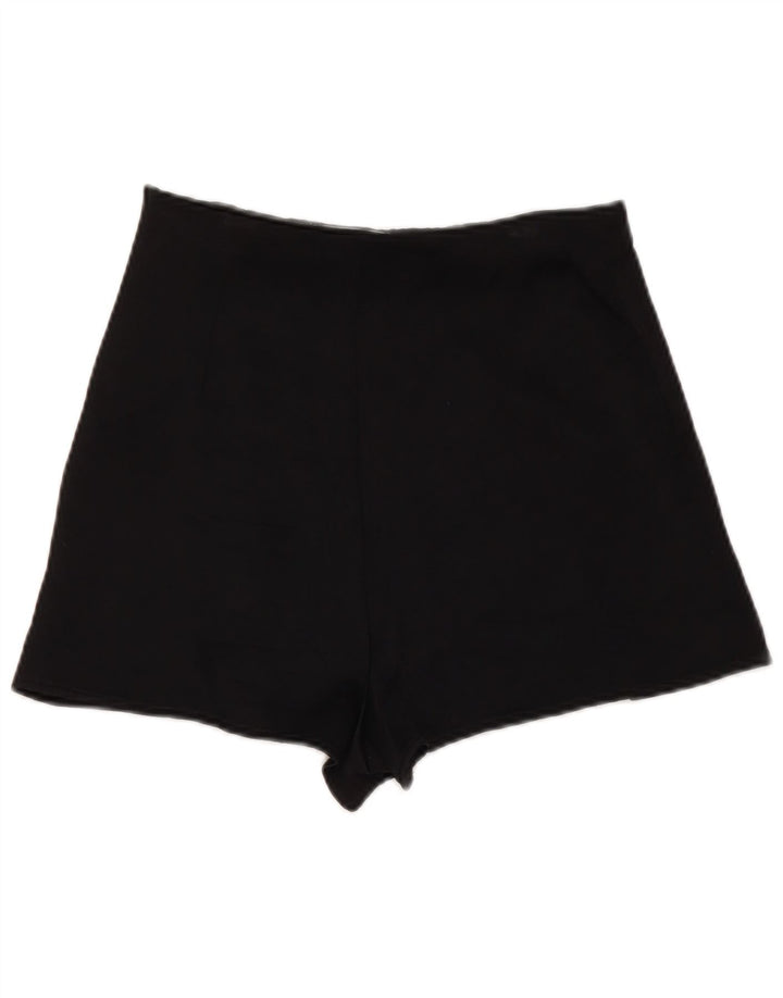 Zara Womens Skort UK 10 Pequeno Preto Viscose