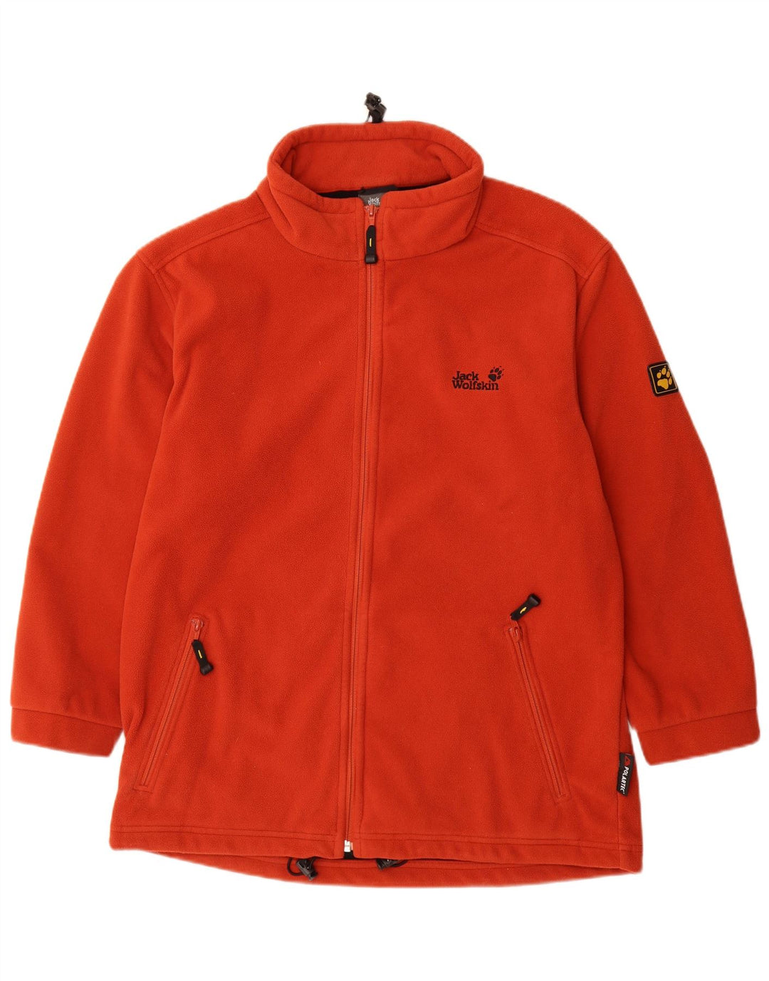 Jaqueta de lã masculina JACK WOLFSKIN Reino Unido 44 XL laranja poliéster