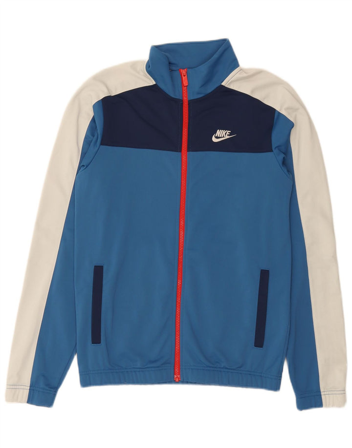 Nike Mens Tracksuit Top Jacket XS Azul Colorblock Poliéster